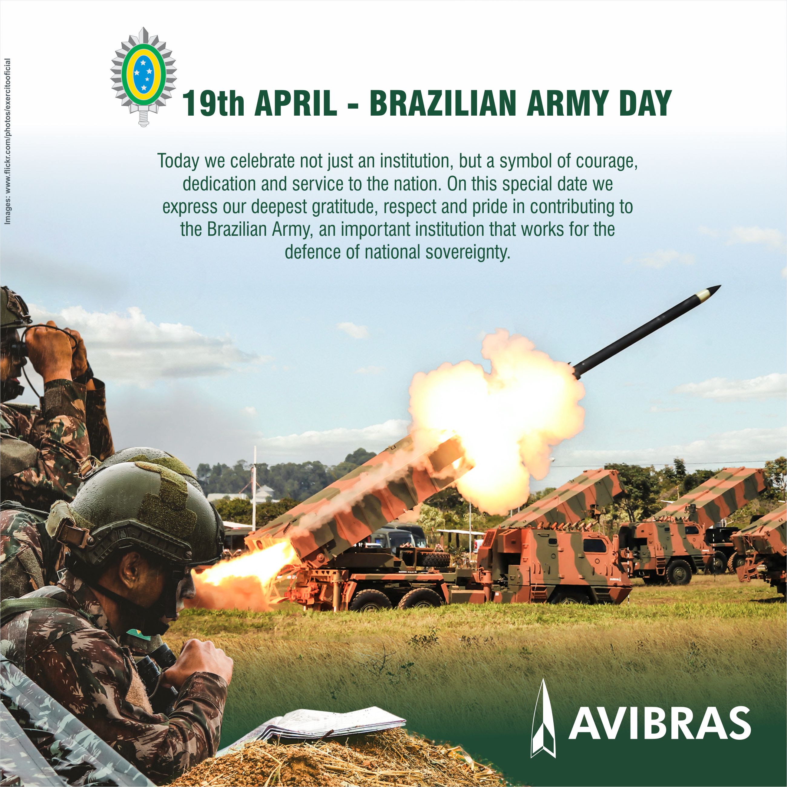 Our tribute to Brazilian Army Day 